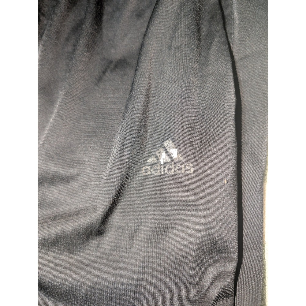 Adidas Track Pants Black Athletic Training Warm Up Joggers Mens Sz L A2 - Picture 3 of 4